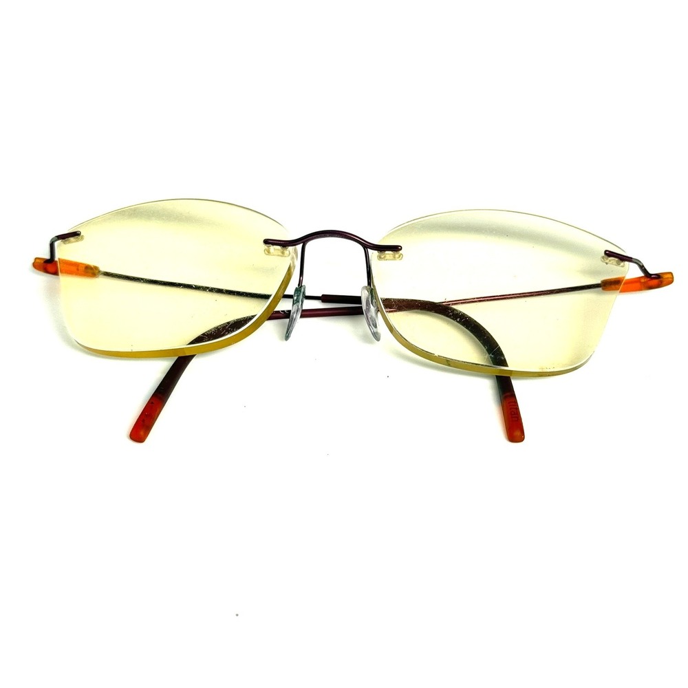 Silhouette‎ Titan Minimal Art Rimless Eyeglasses Burgundy 5500 70 4040 17 135